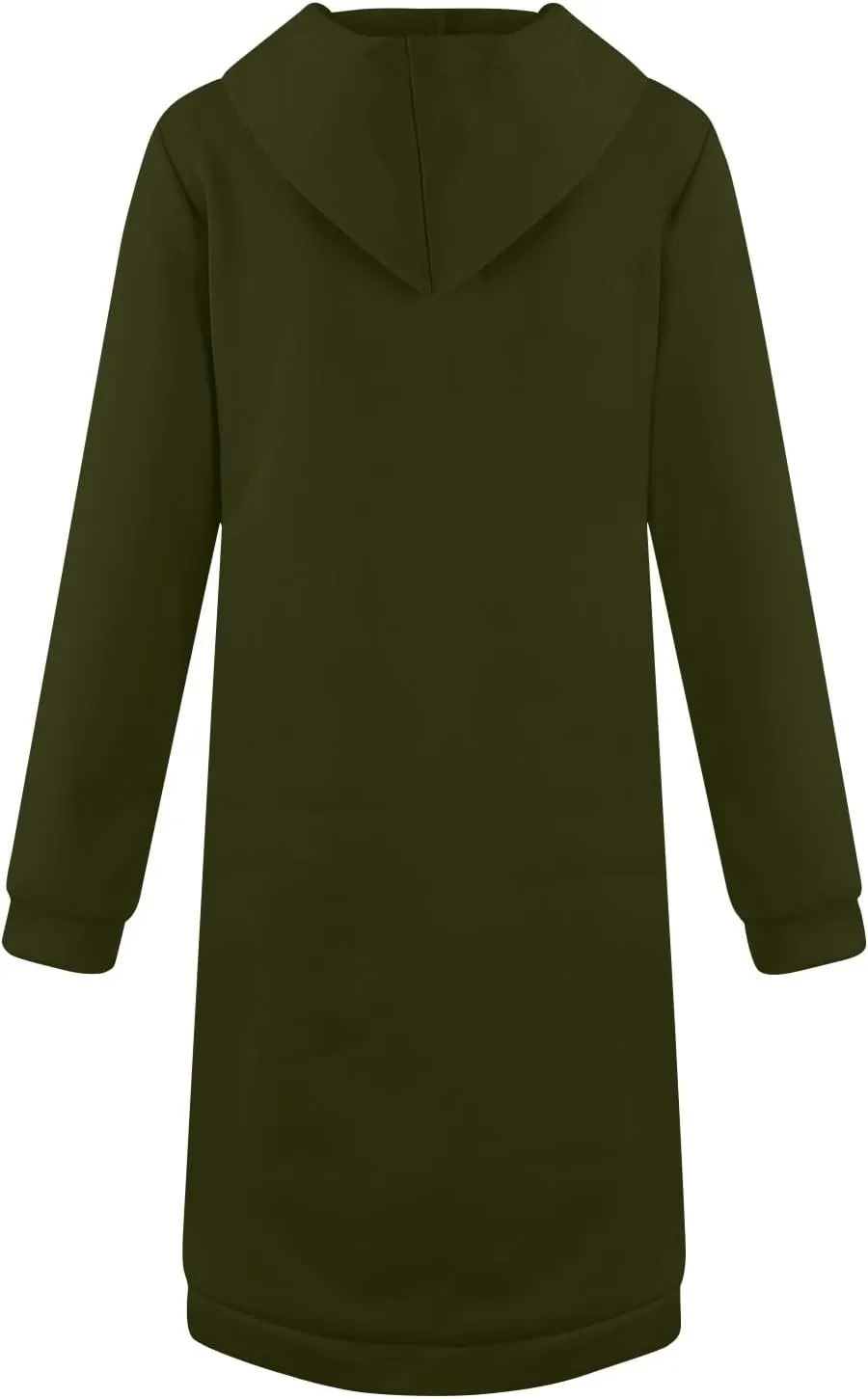 Womens Zip Up Hoodies Fall Lightweight Long Hooded Sweatshirt Oversized Fleece Jacket with Pockets