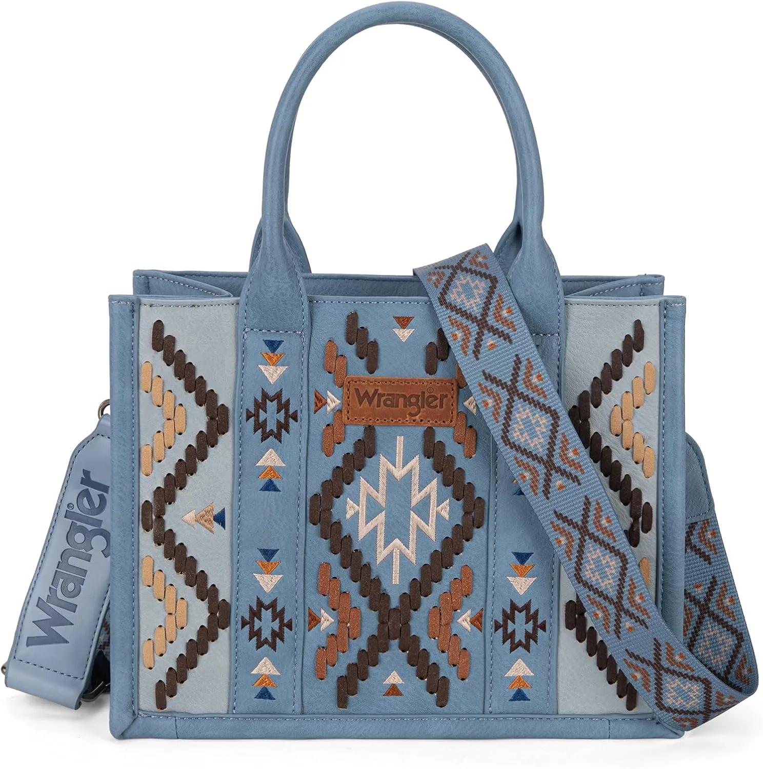 Wrangler Aztec Tote Bag for Women Western Top Handle Handbags and Purses