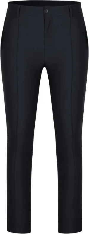 YUHGODO Men's High Waisted Stretch Pants Slim Fit Outdoor Straight Leg Trousers Business Skinny Work Pants