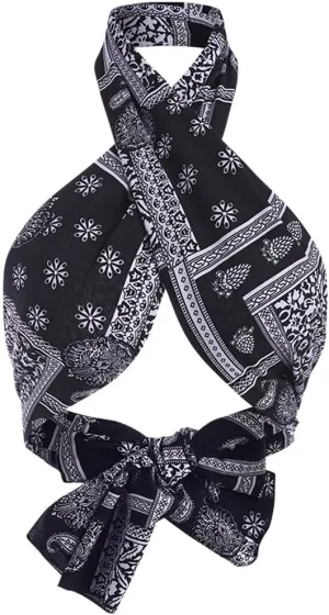 ZAFUL Women's Bohemian Bandana Criss Cross Sexy Boho Halter Wrap Crop Top