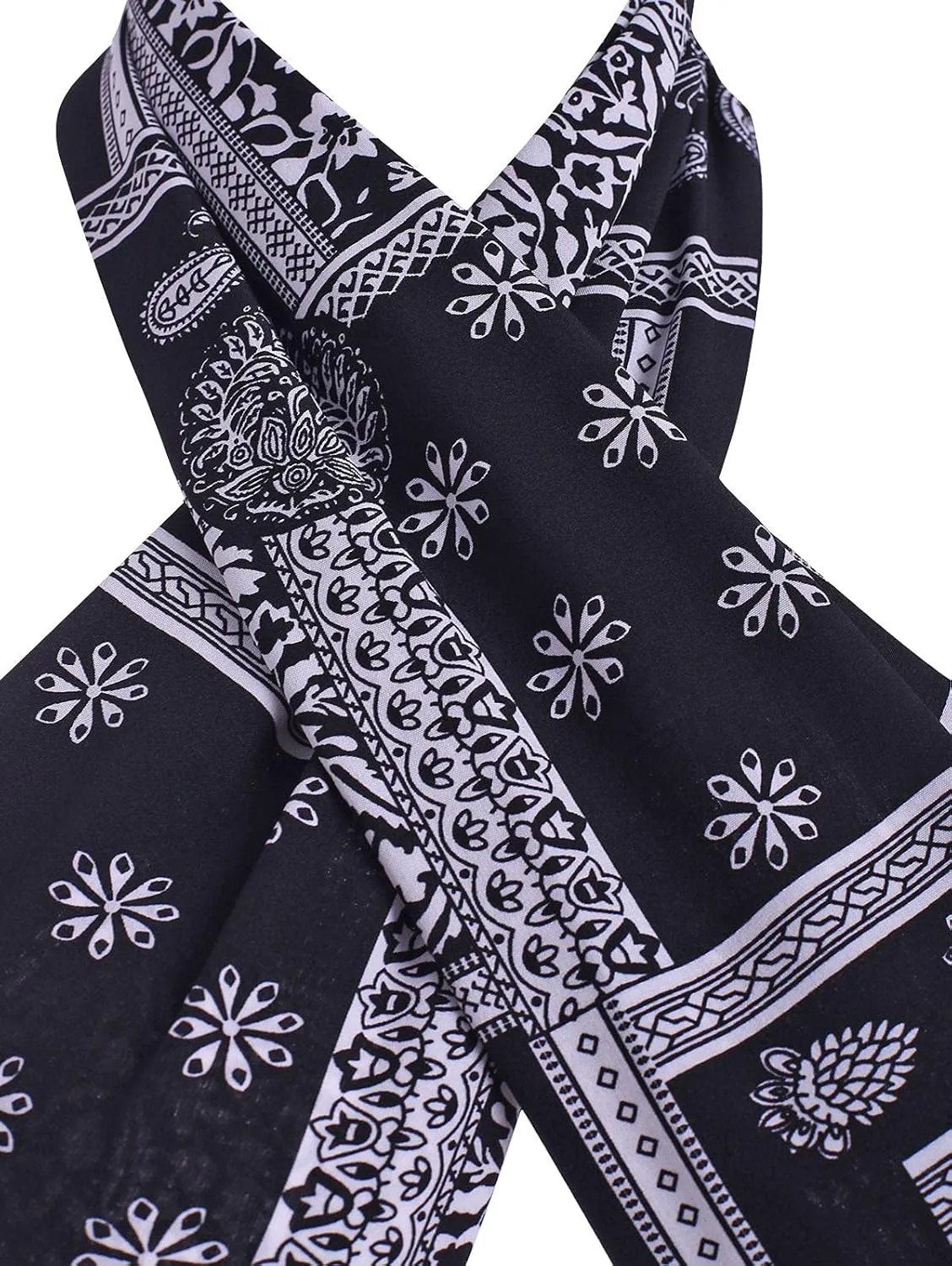 ZAFUL Women's Bohemian Bandana Criss Cross Sexy Boho Halter Wrap Crop Top