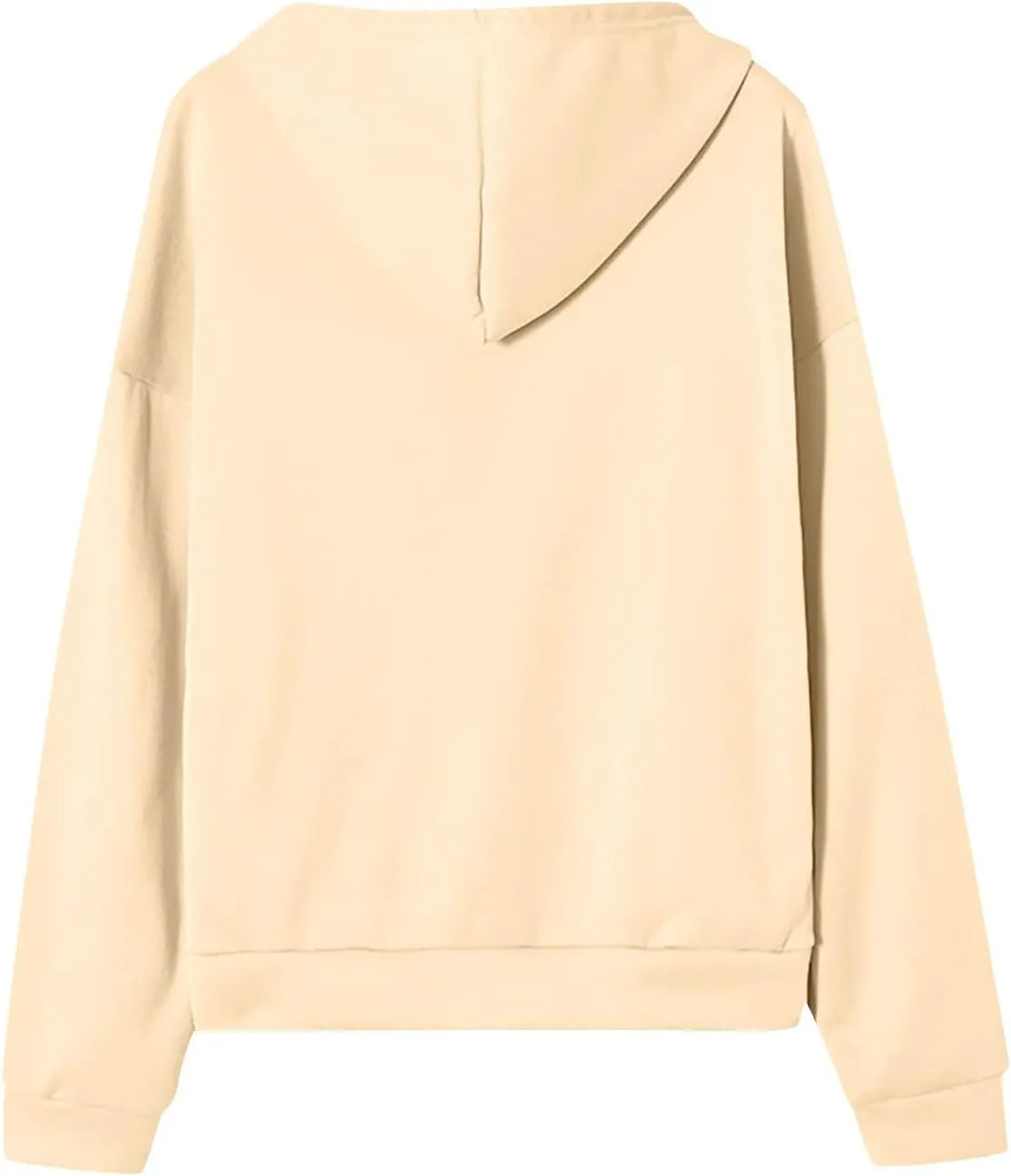 Zip Up Hoodie Women Fleece Oversized Sweatshirt Hoodies Casual Drawstring Athletic Gym Sweat Jackets with Pockets