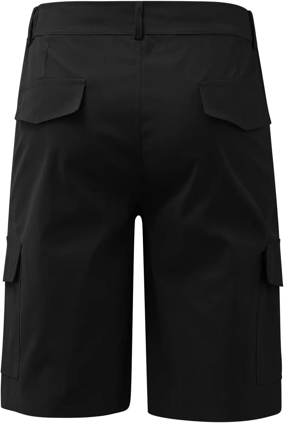 ZYXTIM Mens Classic Fit Chino Shorts Flat Front Pockets Elastic Waist Lightweight Business Work Shorts Vacation Beach Shorts