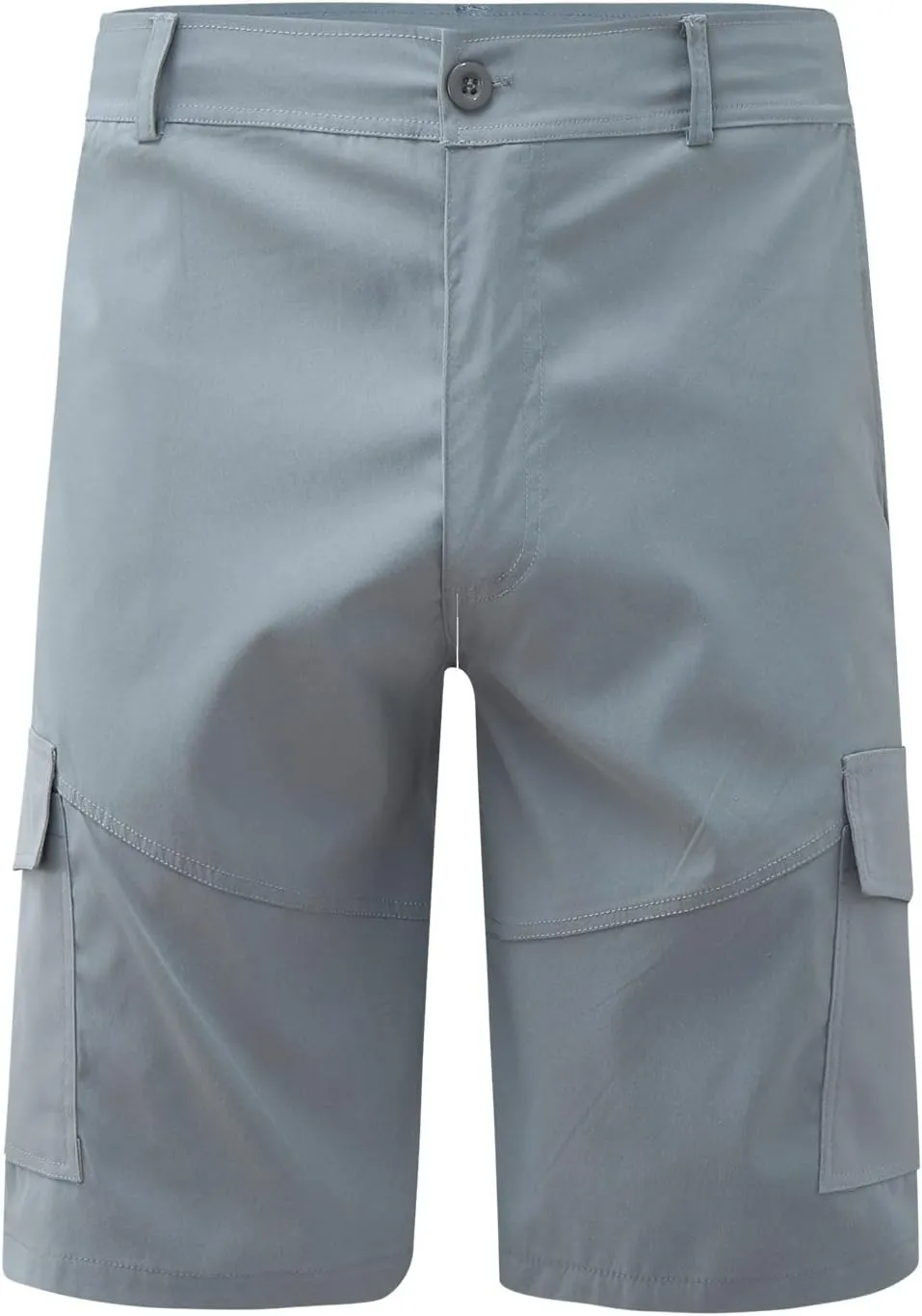 ZYXTIM Mens Classic Fit Chino Shorts Flat Front Pockets Elastic Waist Lightweight Business Work Shorts Vacation Beach Shorts