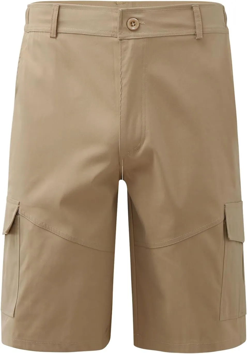 ZYXTIM Mens Classic Fit Chino Shorts Flat Front Pockets Elastic Waist Lightweight Business Work Shorts Vacation Beach Shorts